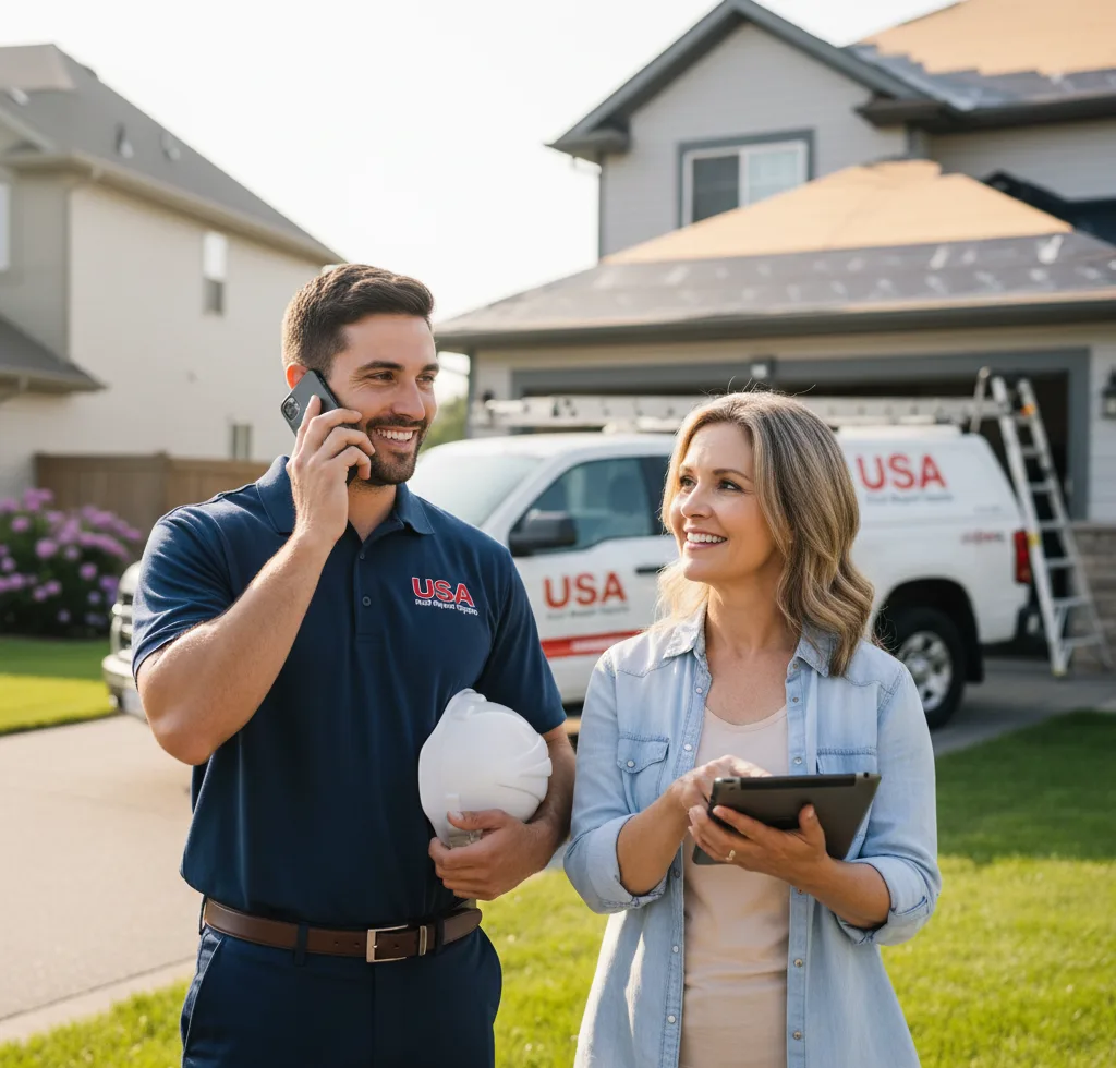 USA Roof Repair Experts customer support in Galion